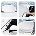 HEHUI Car Windshield Snow Cover,Car Windshield Snow Ice Cover with 4 Layers Protection,Snow,Ice,Sun,Frost Defense,Extra Large Windshield Winter Cover Fits Most Cars and SUV, Silver, 62’’x48’’ (gr)