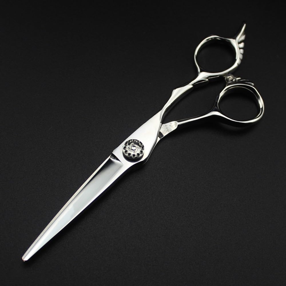 Hair Cutting Scissors, 6 Inch Professional JP 440c Steel Scissor Wing Cut Haircut Thinning Barber Shears Hairdresser(Cutting Scissor)