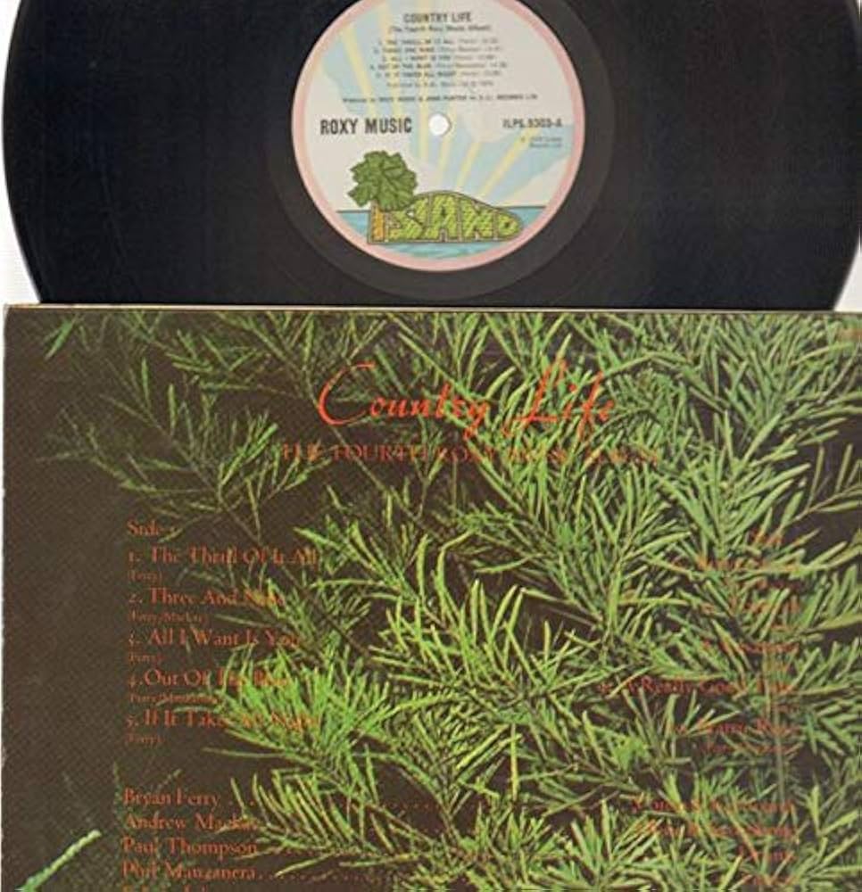 Roxy Music / Country Life UK盤LP Roxy Music ‎– Country Life Vinyl LP Record - The Dark Slide