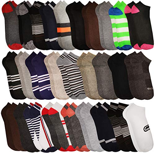 60 Pairs Colorful Thin Lightweight Low Cut Ankle Socks, Wholesale Bulk Mens Womens Kids Sock