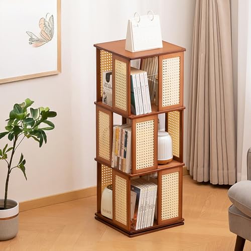 YHPBDZW ��]���{�I �{�I�X���� 360�x��] ��e�� �|�f�� �ȒP�ɃC���X�g�[���ł��܂� 1�w / 2�w / 3�w �ςݏd�ˉ\ �{�ACD�A�R���N�V�����i�A�t�B�M���A�Ȃǂ̕ۊǂɎg�p�ł��܂�(���F/�X�^�C��B,3�w)