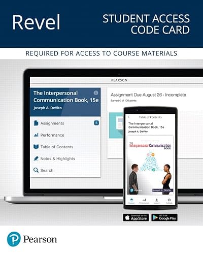 Revel for The Interpersonal Communication Book -- Access Card (What's New in Communication)