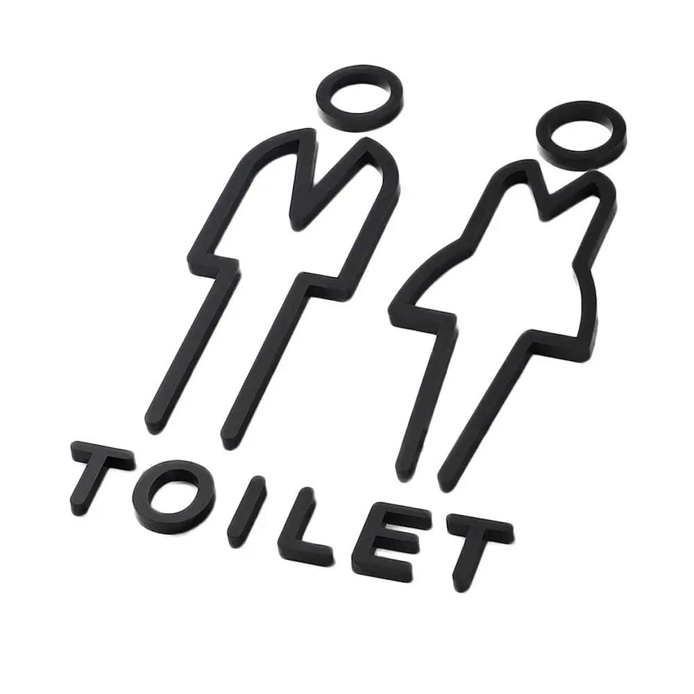 看板(トイレ案内用) スタンド看板 トイレ 案内看板 RESTROOMS 男女ピクト ユニーク