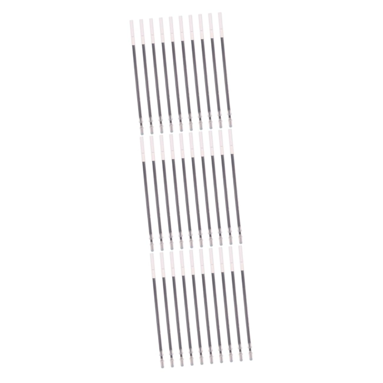 300piezas Bolígrafos De Tela Borrables Calor Recargas De Marcadores De Fabricación Para Sastres y Manualidades Tinta Desaparece Calor Para Acolchado y Confección Negro