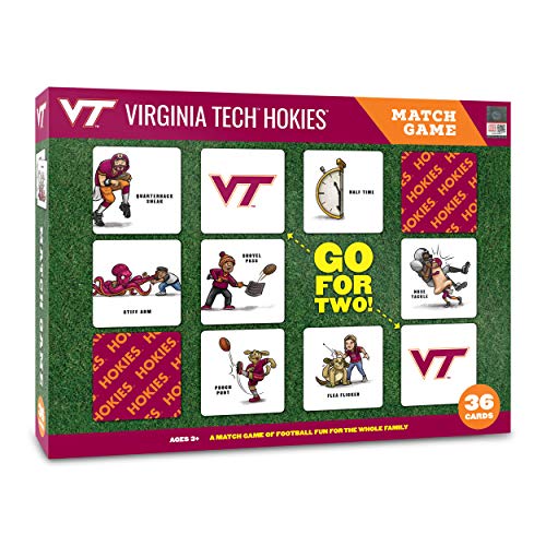 Image of YouTheFan NCAA Officially-Licensed Memory Match Game - Humorous, Team-Specific, Original Hand-Drawn Artwork, Fun for the Whole Family, for Fans Young and Old