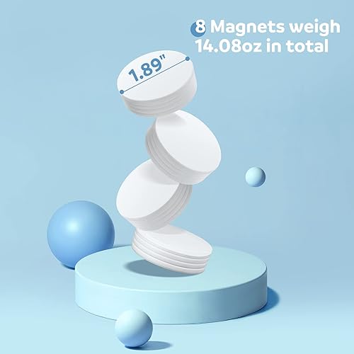 Miniatura 5 de 8 pares de pesas magnéticas para cortina de ducha, cubiertas de silicona, resistentes al óxido, con diseño antideslizante, pesos de cortina