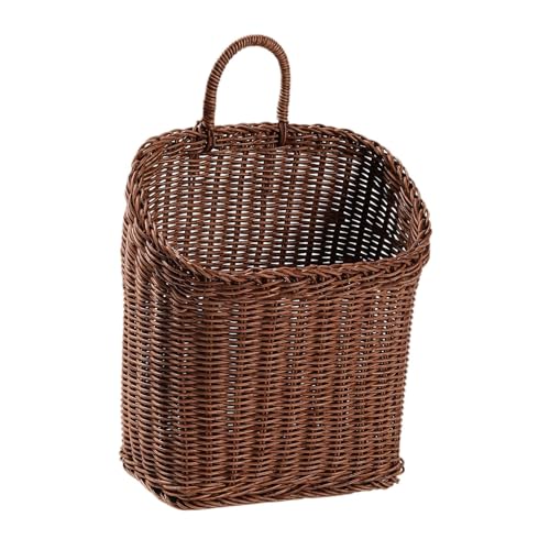 Panier de rangement mural suspendu osier polyvalent style A