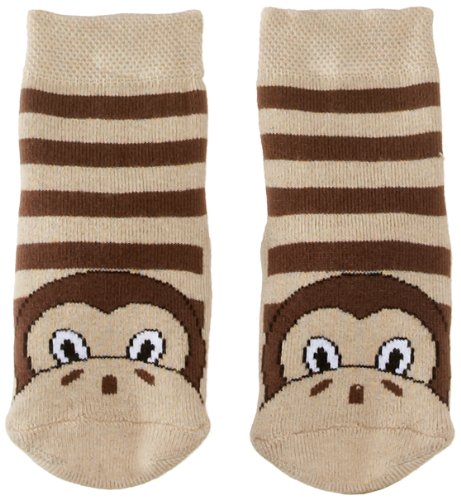 Country Kids Slipper Sock Monkey Chaussettes, Marron (Brown), FR: 6 Mois (Taille Fabricant: 3-12 Months) Mixte bébé thumbnail