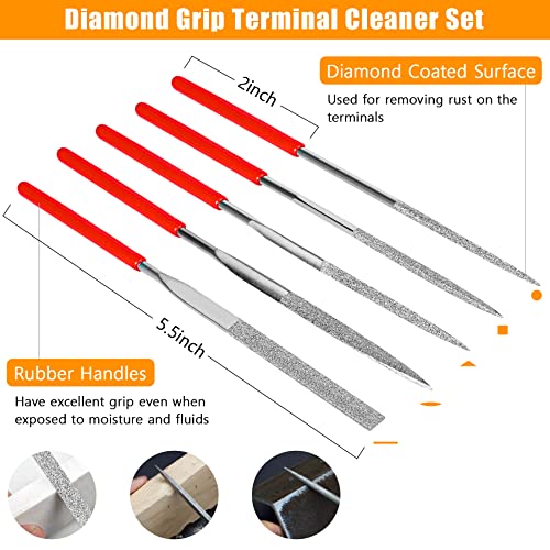 Terminal Removal Tool Kit 96 Pcs Depinning Tool Electrical Connector Pin Removal Tool Kit Pin Extractor Tool Set Wire Terminal Release Tool For Automotive Car Household Devices #TOP4