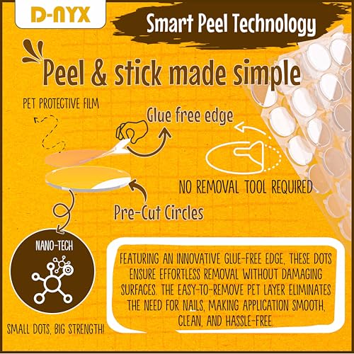 Double Sided Tape Adhesive Dots Stickers 280, 350, 450, 550 or 700 Pack Removable Putty No Trace Clear Sticky Tac Blue Sticky Tack Balloon Tassels Picture Hanging Strips (350 Sticky Dots) - Image 3