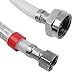 Lasco 10-2767 1/2" x 7/8" x 16" Plastic Toilet Flex Hose Connector