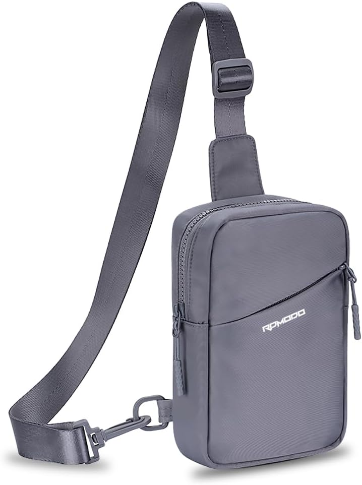 Small Sling Bag for Women Men Chest Bag Water Resistance Mini Crossbody Bag Adjustable Strap Lightweight Shoulder Bag