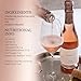 BOLLE Sparkling Rosé - Non Alcoholic Wine - Alcohol Free Sparkling Rose Wine with Fine Bubbles, Dry Red Berry Taste, Champagne Alternative, Zero Proof Champagne Style - 375ml