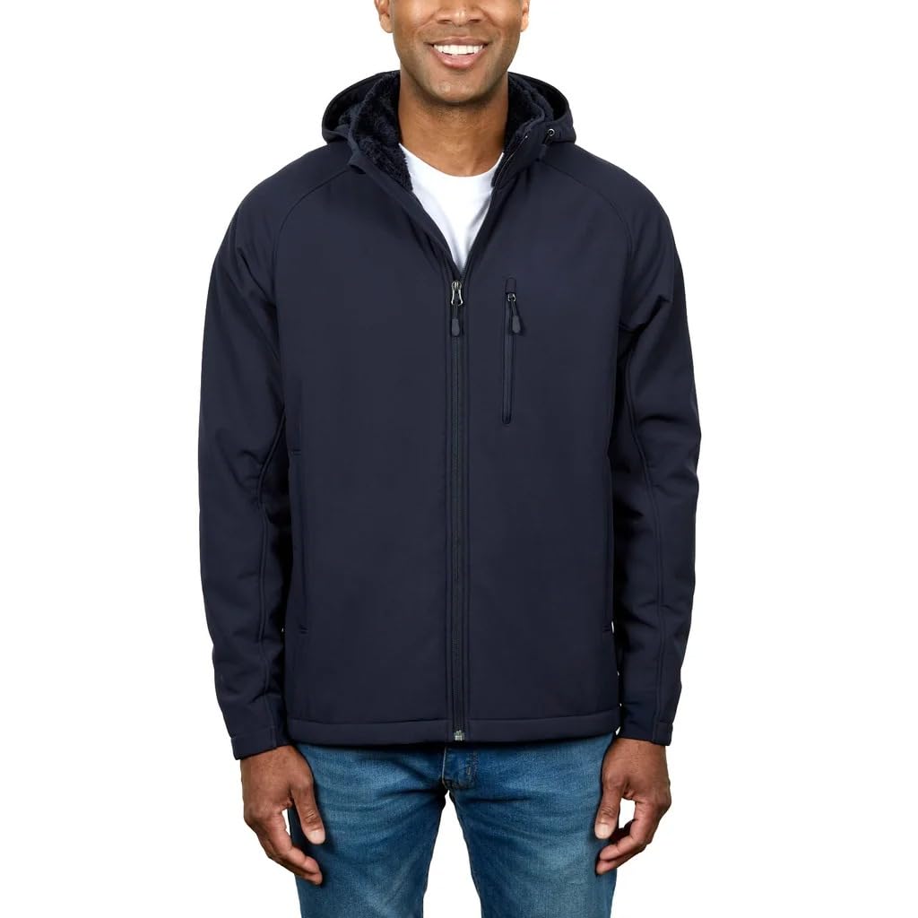 KIRKLAND Signature Men’s Water-Resistant Fleece Lined Softshell Jacket