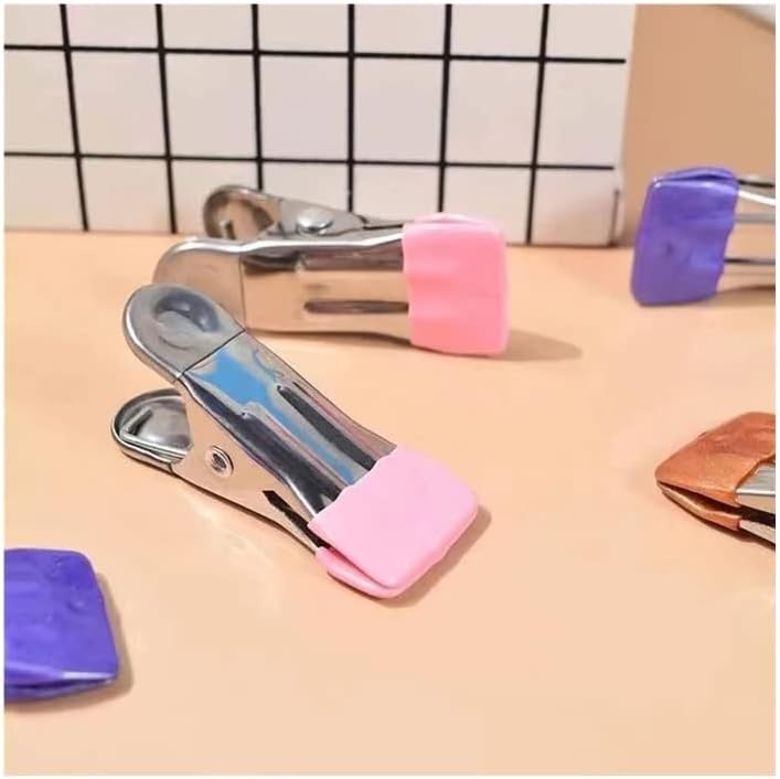 Clothes Pegs for Washing Line 10Pcs Laundry Clothes Pins Hanging Pegs Clips, Swimming Pool Cover Clip,(Multicolor)