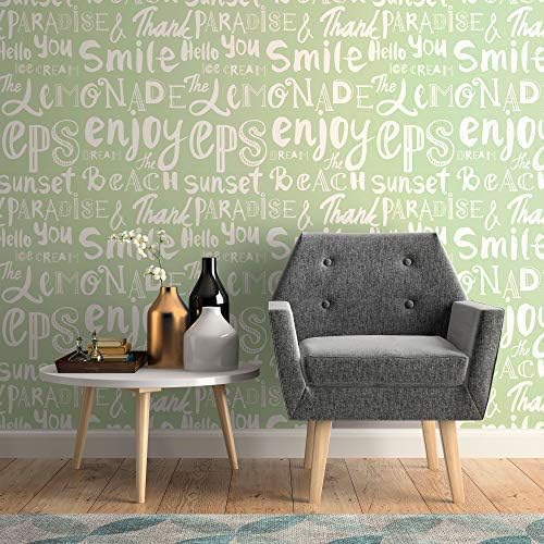 Walls By Me Peel and Stick Handwriting Teens Removable Wallpaper 9636-2ft x 4ft (61x122cm)