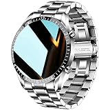 FILIEKEU Men Smart Watch for Android iOS, Bluetooth Calls Voice Chat with Heart Rate/Sleep Monitor F