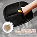 Cat Shedding Tools, Pet Hair Remover, Electrostatic Pet Hair Removal Gloves, Reusable Cat Hair Remover for Couch, Furniture, Upgraded Animal Fur Removal Tool, Cat Grooming Gloves-1 PCS(Black-131)