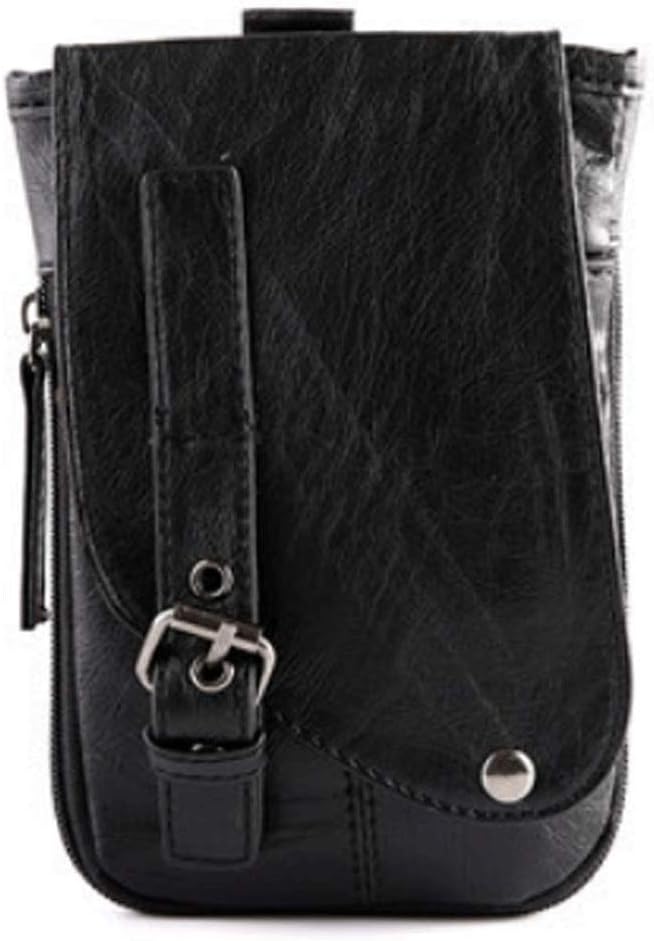 Men's Leather Sling Bag,Chest Shoulder Backpack, waterproof Crossbody