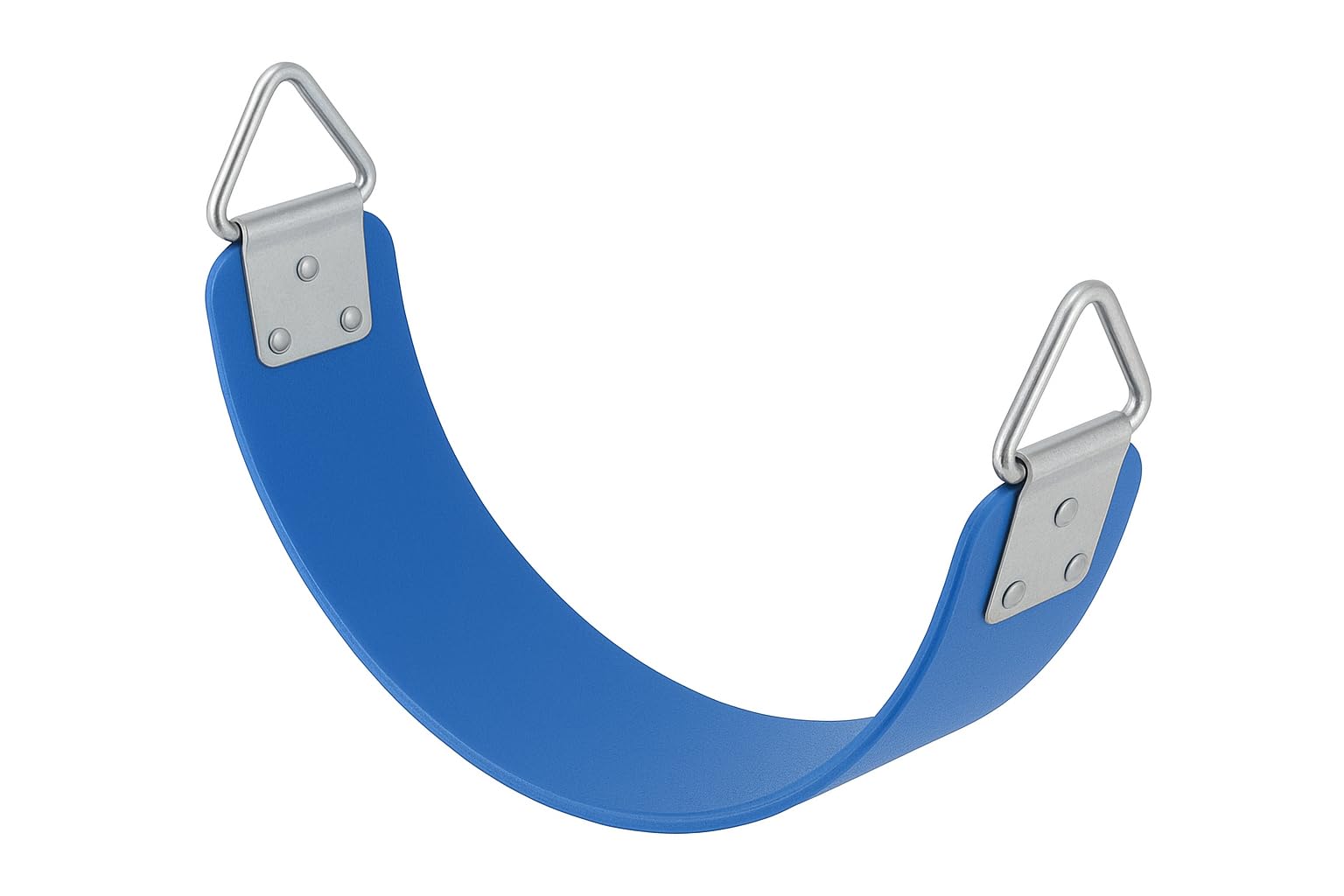 REZNOR Heavy Duty Flexible Swing Seat with Metal Triangle Ring for Kids & Adults - Blue | 300KG Weight Limit.