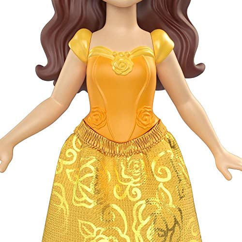 Boneca Princesa Bela Mini Disney 9 cm - Mattel