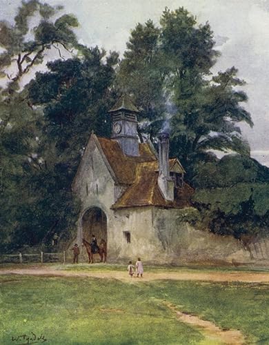 Peinture murale New Forest par Walter Tyndale, toile pour salon 60x90cm