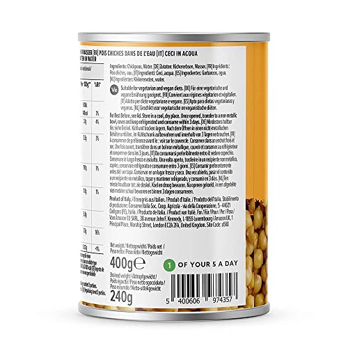 by Amazon Kichererbsen in Wasser, 400g