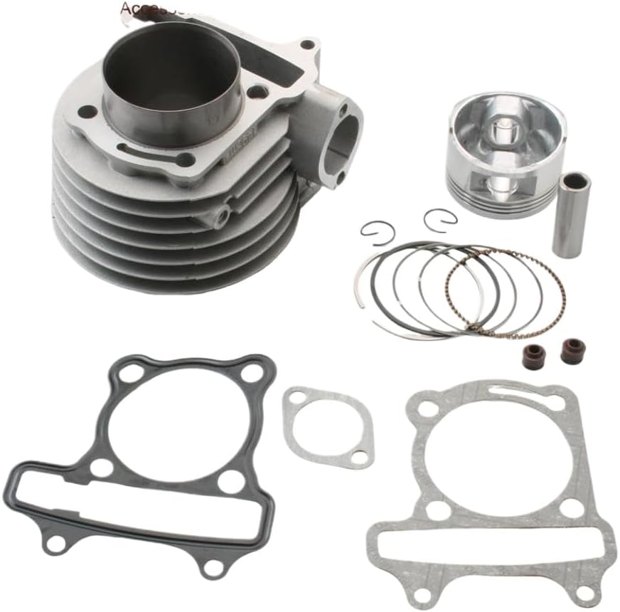 57. 4mm Scooter Cylinder Block Kit Compatible With Orbit Fiddle 1 2 Megalo Symply VS125 2009 Models
