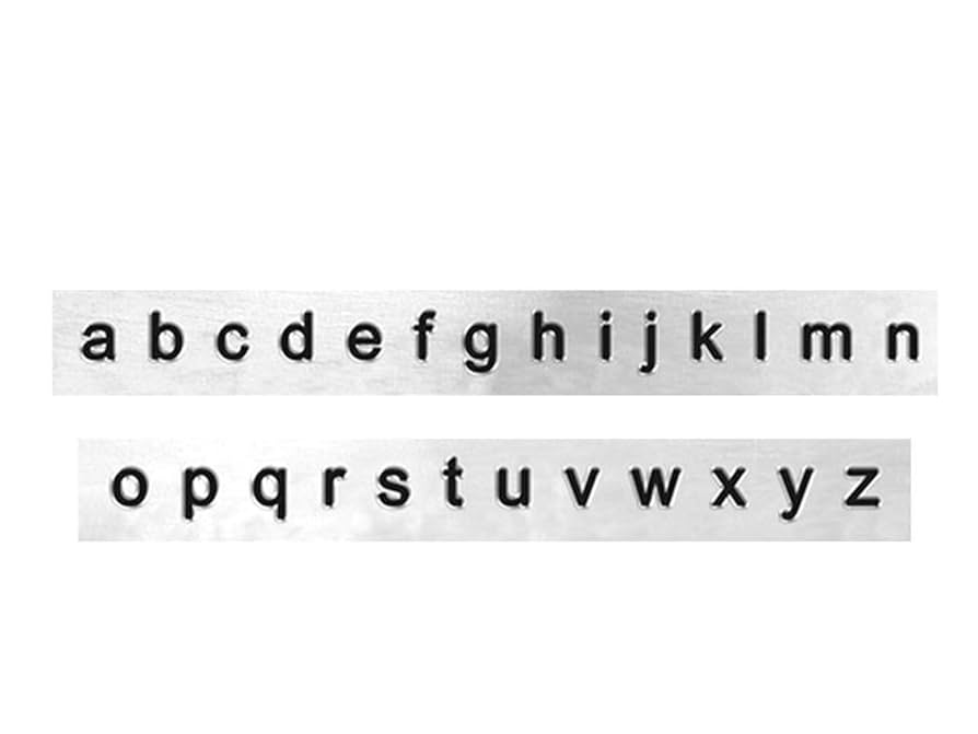 Amazon.com: ImpressArt - Basic Sans Serif 1.5mm Lowercase