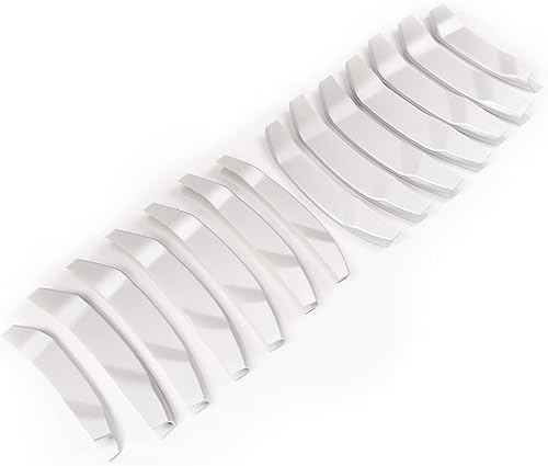 Miniatura 9 de CHEYA ABS Chrome Car Front Grille Insert Trim Strip 14 unids para BMW X5 G05 2019 Auto Accesorio (Plata)