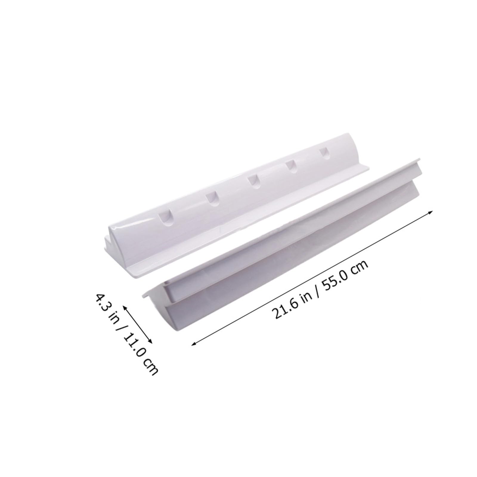 Uonlytech Supporto Pannello Solare in ABS Bianco 2 Pezzi per Tetto Barca e Camper