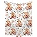 Highland Cow Blanket Gifts Super Soft Lightweight Flannel Cow Print Blankets Throw for Kids, Adult, Suitable for Couch, Sofa, Bed, Camping, Travel All Seasons 50