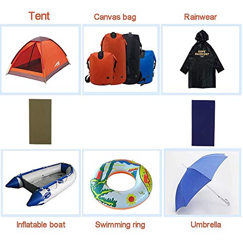 Mirrwin Self-Adhesive Repair Patches Repair Film Nylon Tent Patch Repair Tape Kayak Repair PVC Repair Kit for Tarpaulin Tents Backpacks Rain Jacket Down Jackets Umbrella 10 Sheets - Image 8