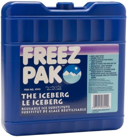 Freez Pak The Iceberg Lunch Box Cooler 42 oz. White