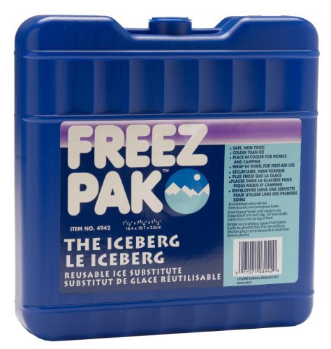 Amazon.com: Freez Pak The Iceberg Lunch Box Cooler 42 oz. White