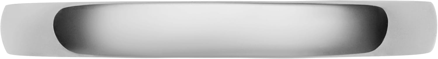 Women's 10K or 14K Rose, White or Yellow Gold 2MM Petite Classic Plain Wedding Band by Brilliant Expressions
