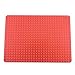 Dioso Outdoor Silicone Heat-Resistant BBQ Mat/Baking Mat/Baking sheet - Multipurpose Bakeware/Ovenware/Pyramid Pan/Microwave ovenware, Red