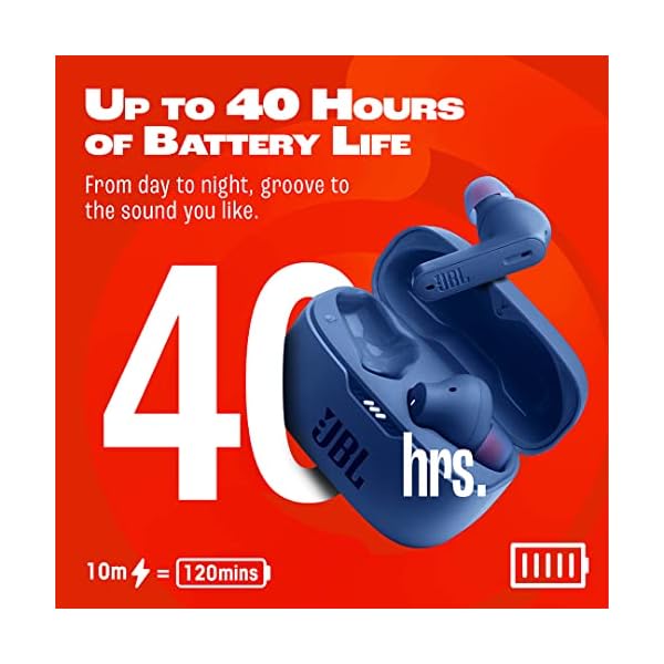 JBL Tune 230 NC TWS – Wasserfeste, True-Wireless In-Ear-Kopfhörer mit Noise-Cancelling in Blau – Mit bis zu 40 Stunden… – Bild 6