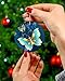 Butterfly Ornaments for Christmas Tree Butterfly Gifts for Women Indoor Hanging Xmas Decorations Clearance Keepasake