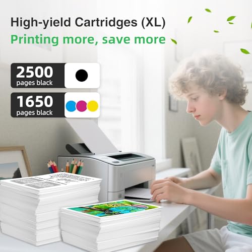 Image of 936 936XL Ink Cartridges Replacement for HP 936e 936 XL Ink Cartridge Combo Pack Compatible with OfficeJet Pro 9110 9120 9125 9130 9135 9735 9720 9730 9120e 9125e Printers (Black Cyan Magenta Yellow)