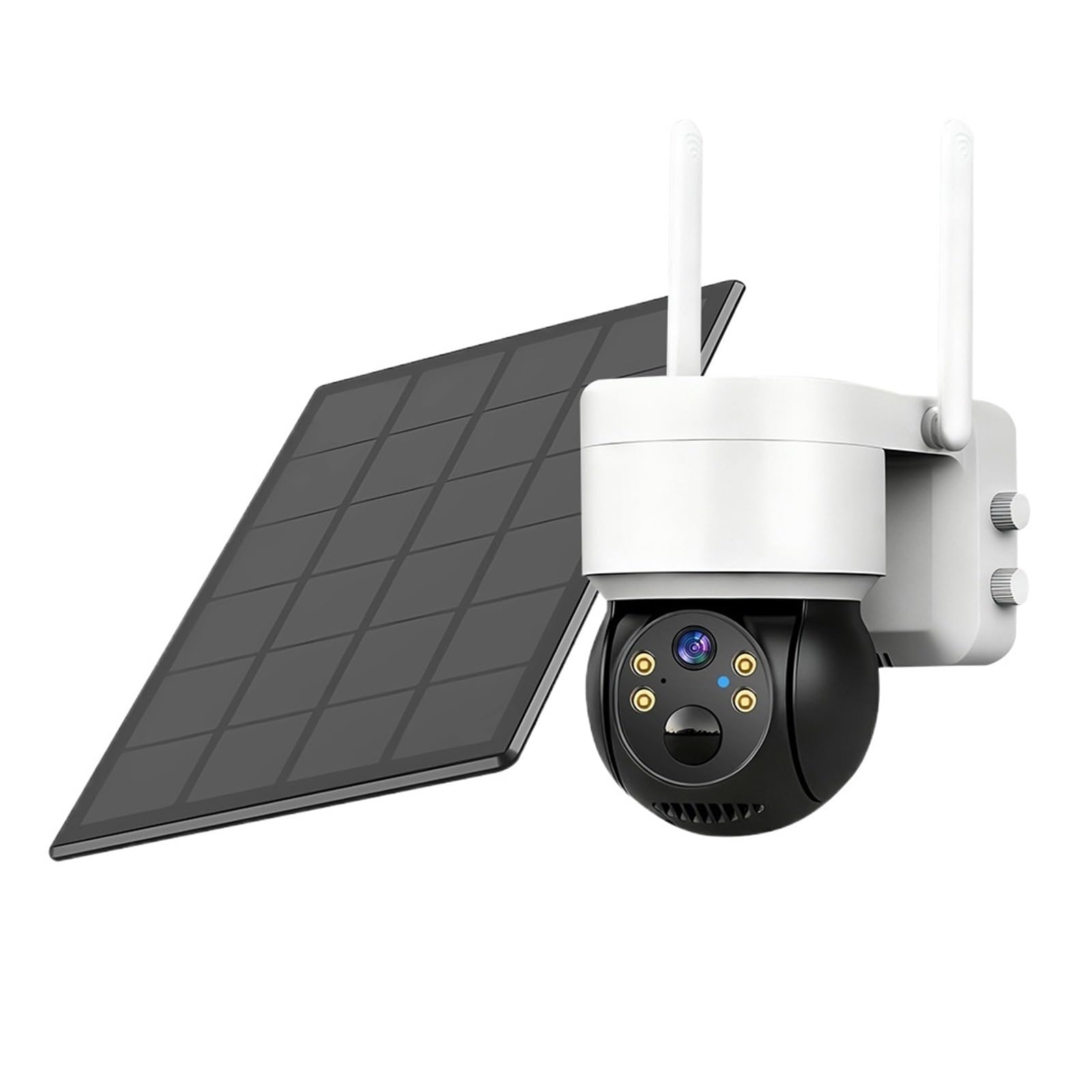 JVDDI 8MP Wifi Cam Solar PIR Human Detection Night Vision Outdoor Waterproof Security Video IP Cam Battery Life CCTV Monitor(WIFI Cam 32G Card)