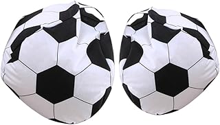 Toyvian 2PCS Soccer Ball Plush Storage Bag Large Capacity Or