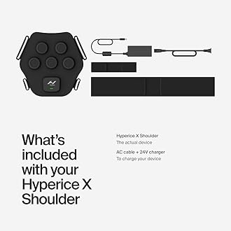 Hyperice X Shoulder Device - Advanced Heat and Cold Contrast Therapy - Pain and Inflammation Relief - Provides Increased Range of Motion
