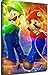Produktbild Amacigana Super Mario Brothers Art Wandbilder Wohnzimmer,Wanddekoration Design Wand Bild,3D Kunstdruck,Supergröße Wanddeko,Aufkleber Kinder Wohnkultur (Rahmen,16x24inch(40x60cm))