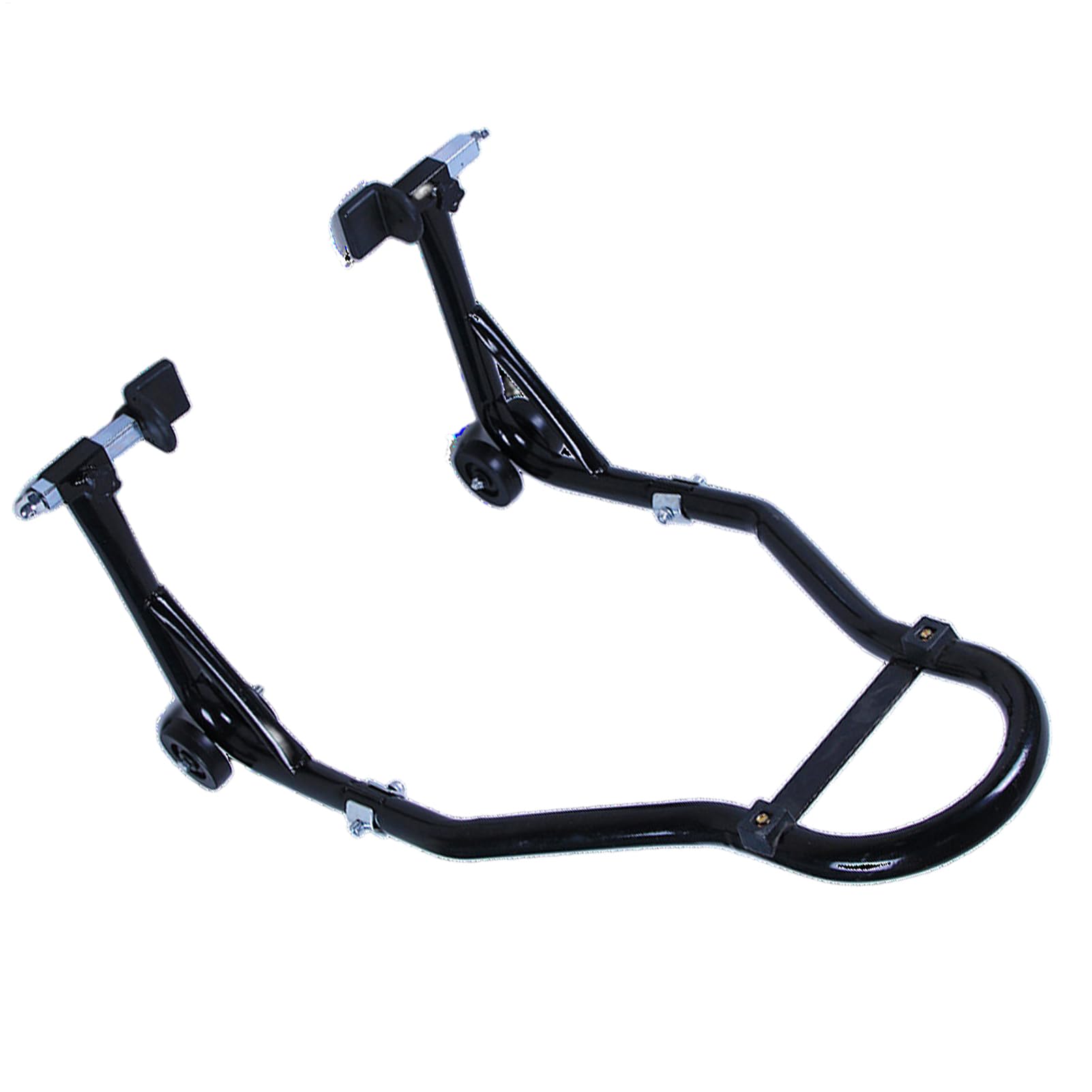 Caballete Trasero Motocicleta Elevador de Motocicleta Doble Rueda | Calzo para Rueda Delantera de Moto Soporte Rueda Moto Principiante Reparacion Mantenimiento Limpieza Cadena
