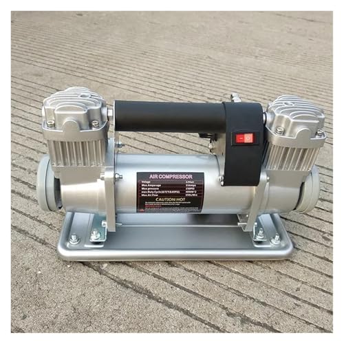 Compresor de aire de alta presión metálico y de doble cilindro 480W 7