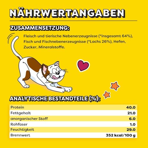 DREAMIES™ Meaty Sticks Katzensnacks Lachs 14 x 6 x 5g