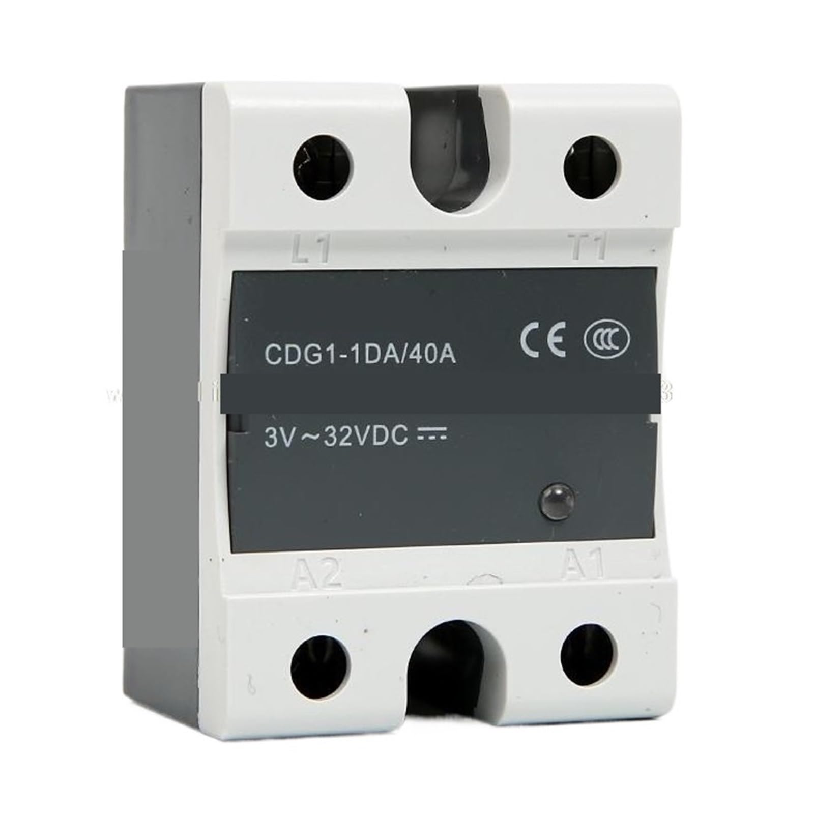 Relais statique monophasé CDG1-1DD commande DC 25A pour automatisme et usine