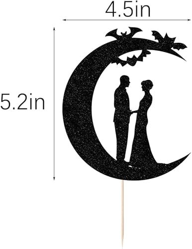 Miniatura 10 de Decoración para pastel de Halloween, fiesta de terror de Halloween, vampiro zombi sangriento feliz Halloween, fiesta temática de la muerte,