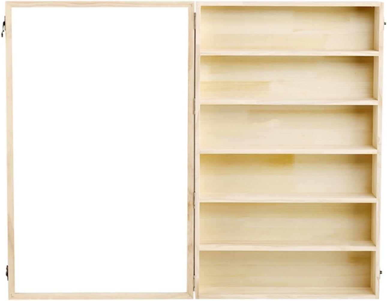 3/4/5/6/7/8/9 Tiers Display Cabinets with Acrylic Door, Wall Display Shelf Unit Showcase, Figures Collection Storage Display Case for Home Office Bedroom, Collection Organiz